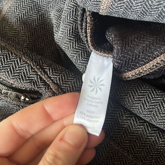 ATHLETA SLY DRIFTER HERRINGBONE LEGGINGS SIZE SMALL - Picture 8 of 8